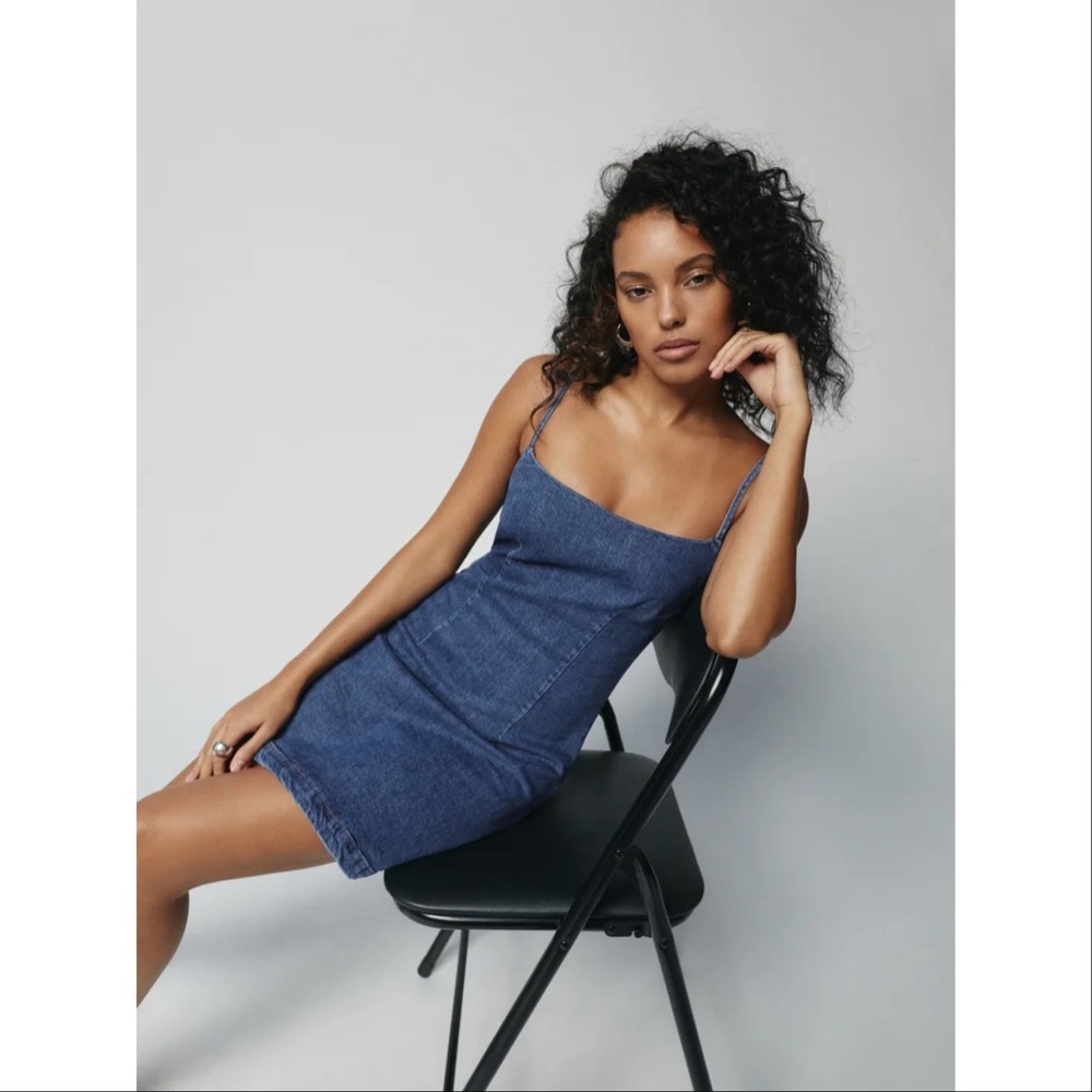 Reformation Blue Mini Dress